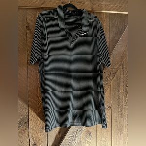 Nike polo dry fit men’s size 2X black and white
